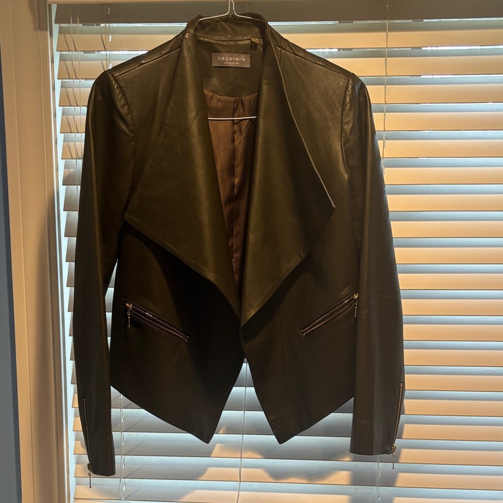Bagatelle Dark Leather Jacket